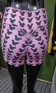 Pantalones cortos de entrenamiento ajustados de cintura alta OEM para mujeres Proveedor de sujetadores deportivos Ropa deportiva - Product Image 2