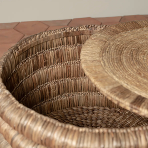 Mesa de té tejida de jacinto de agua hecha en Vietnam materiales ecológicos muebles para el hogar Decoración del hogar al por mayor - Product Image 2