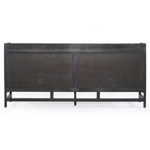 Buffet 4 portes en bois de manguier tiroirs de rangement Buffet armoire pour chambre maison bureau cuisine salon meubles ferme hôtel - Product Image 3