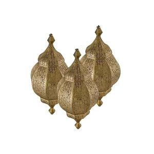 Wholesale Black Metal <b>Moroccan</b> Hanging Candle Lantern Vintage Style Decorative Iron Home <b>Decor</b> Wedding & Ramadan Lantern - Product Image 5