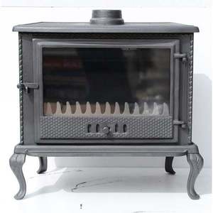 Estufa de Leña DORELLO SOBA Modelo MF107 en Negro Mate, Fabricada con Tecnología Plasma-Cast, Diseño Chino y Construcción de Hierro Fundido - Product Image 3