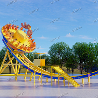 Attraction d'argent pour oreilles de 2,5 pouces, produits de parc d'attractions, ufo volant, équitation