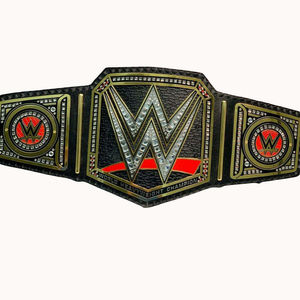 เข็มขัดแชมป์มวยปล้ำรุ่นเฮฟวี่เวทระดับโลก คุณภาพเยี่ยม แบบสั่งทำพิเศษ ขนาดผู้ใหญ่ สายหนัง โลหะผสมทองเหลืองและสังกะสี หนา 2 มม. 4 มม. แบบสั่งทำพิเศษ - Product Image 1