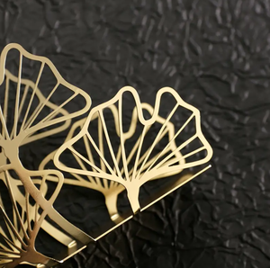 Hot Sale Luxury Napkin Holder Creative Metal Leaf Stainless Steel Kitchen <b>Car</b> Home Table <b>Decoration</b> Available Low Price - Product Image 5