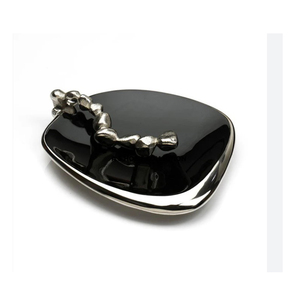 Couleur noire design moderne décoratif luxe et design moderne porte-serviettes en métal fait main - Product Image 6