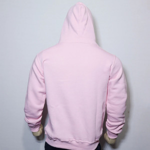 เสื้อฮู้ดสีชมพูแบบยูนิเซ็กส์ ผ้าฟลีซลำลอง ทรงปกติ สีพื้น ผ้าฝ้าย ใส่ได้ในฤดูใบไม้ร่วง - Product Image 3
