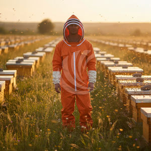Breathable & Anti-Static Beekeeping Coverall Anti-Bee Work Uniform Protector <b>Clothing</b> Apiculture Tools - Product Image 4