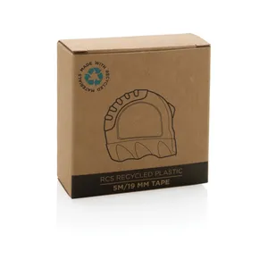 Flessometro Sostenibile in Plastica Riciclata 5m/19mm, Metro a Nastro Ecologico Promozionale - Product Image 4