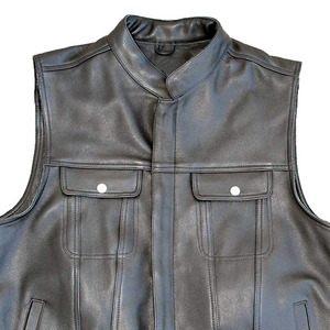 Nuevo chaleco de lana cálido de invierno con estilo para hombres Prendas de abrigo de cuero transpirable con características de piel de oveja Ropa de vaquero - Product Image 6