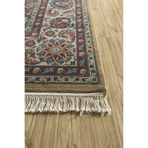 Tapis en laine noués à la main Gulnar Ivory, grande surface, motif floral, pour la maison, le salon, le couloir, rectangulaire, décoration puzzle, tapis Jaipur US - Product Image 4