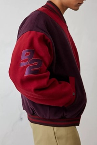 Zipper up Wholesale Lettermen <b>Jacket</b> Customized logo <b>Men</b> College <b>Baseball</b> Varsity <b>Jacket</b> - Product Image 4