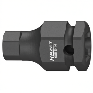 Hazet 1/2'' <b>Impact</b> Screwdriver <b>Socket</b> Hexagonal Short Square with Borehole Premium Product Category - Product Image 2