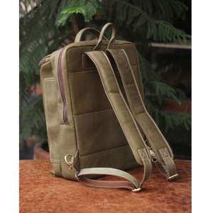 <b>Stylish</b> Cowhide Leather <b>Backpack</b> Premium Quality from Indonesia Design with Adjustable Straps Durable Functional Fashion - Product Image 2