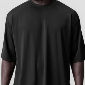 Ensemble de t-shirts et shorts athlétiques élégants pour hommes 100% coton imprimé à manches courtes évacuation de l'humidité respirant tenue décontracté de sport pour - Product Image 5