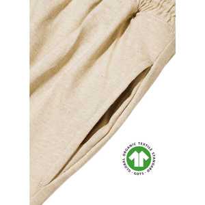 Mens Organic Living Color Jogger Pants anti-wrinkle, <b>Man</b> trouser, Plain dyed- Tan-Green, 5.4 oz Jersey, Breathable <b>Stretch</b> - Product Image 4