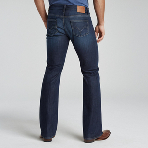 Pantalón largo de mezclilla para hombre de primera calidad con tela elástica cómoda, ajuste Delgado moderno, acabado de lavado de alta calidad, ideal para uso diario informal - Product Image 5