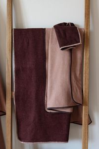 Ensemble de serviettes de bain en coton de bambou, douces, absorbantes, coutures spéciales, rectangulaires, pour usage domestique, taille adulte - Product Image 3