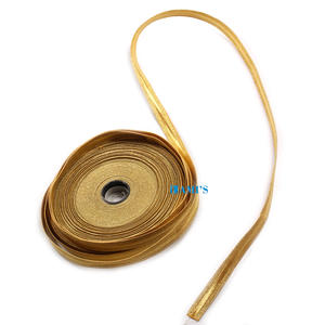 OEM Vintage francés oro ajuste personalizado trenza encaje adornos Galloon Tressee textil artesanía rayas recorte trenza alambre metálico - Product Image 1