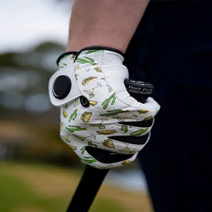 Logo personnalisé Cabretta cuir antidérapant doux respirant gant de golf prix de vente entier 2023 hommes gants de golf durables - Product Image 6