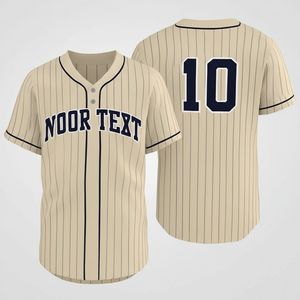 Conjunto de uniformes de béisbol de América, Béisbol de Jersey en blanco y negro en blanco personalizado - Product Image 4