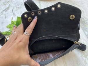 กระเป๋าคาดเอวหนังนิ่มใช้ได้ทั้งชายและหญิงมีกระดุมปิดกระเป๋าคาดเอวสไตล์วินเทจเข็มขัดเดินทางขายดี - Product Image 6