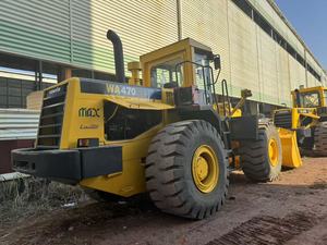 Chargeur sur pneus KOMATSU WA470-3 21 tonnes d'occasion du Japon Core Composants de moteur et de roulement inclus Machines de terrassement - Product Image 1