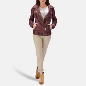 Veste en cuir pour femme de haute qualité, look tendance, tissu durable, idéale pour la saison hivernale - Product Image 6
