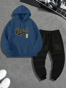 Conjuntos Deportivos Casuales de Otoño para Hombre con Logotipo Personalizado, Chaqueta con Capucha y Pantalones, Conjuntos Deportivos para Hombre - Product Image 2