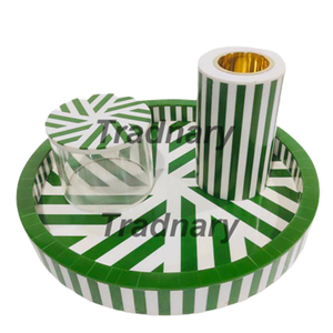 Juego de bandejas para quemador de incienso Bakhoor de regalo de Ramadán, quemador de incienso acrílico Bakhoor, quemador de cristal Bakhoor de Tradnary Pvt Ltd - Product Image 1