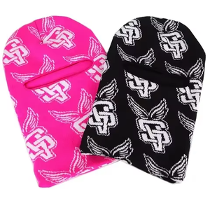 Masque de ski 1 trou avec logo personnalisé cagoule intégrale à séchage rapide pour les sports d'hiver masque de ski tricoté - Product Image 6