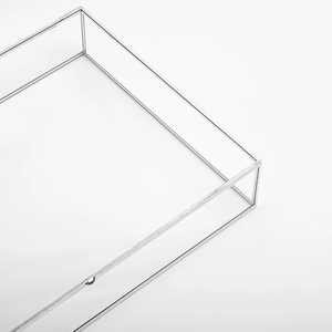 La mejor caja de almacenamiento con marco de latón al por mayor, anillo de joyería de cristal transparente de Color plateado, embalaje cosmético, caja de cristal para decoración del hogar - Product Image 6