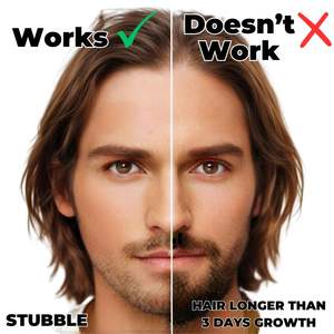 Afeitadora Rotatoria 3 en 1 Recargable por USB-C, Maquinilla de Afeitar Inalámbrica de Lámina Única para Uso Profesional y Doméstico - 150 Minutos de Autonomía, Idioma Alemán - Product Image 6