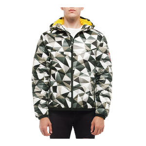 Chaqueta acolchada de invierno sublimada para hombre, chaqueta cálida y gruesa a prueba de viento para exteriores para clima frío, suministro a granel al por mayor - Product Image 5