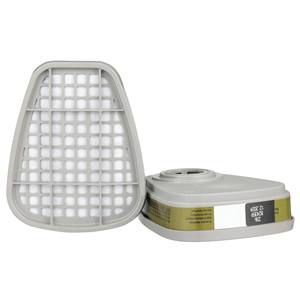 Cartucho de vapor orgánico/gas ácido múltiple 3M 6006 con aprobación NIOSH para usar contra una amplia gama de gases y vapores - Product Image 2