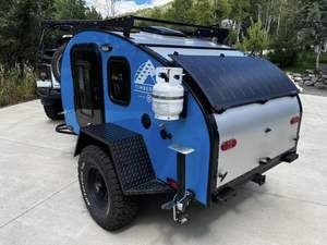 Remolque de caravana para acampar todoterreno, modelo Teardrop Camper Trialer Mini, en venta. - Product Image 5