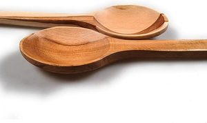 Cuillère de service en bois d'acacia Vaisselle de cuisine de haute qualité Prix bon marché ARTISAN AURA pour le service de thé Cuillère à thé en bois Décor - Product Image 2