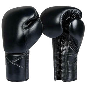 Guantes de Boxeo con Cordones de Estilo Atractivo y Moderno 2025, Guantes de Boxeo Sólidos para Entrenamiento de Combate - Product Image 1