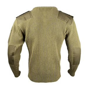 เสื้อสเวตเตอร์ถักคอวีผู้ชาย ผ้าอะคริลิก ระบายอากาศได้ดี ไม่หดตัว คุณภาพสูง สำหรับฤดูหนาว ปรับแต่งลวดลายด้านหน้าได้ - Product Image 6