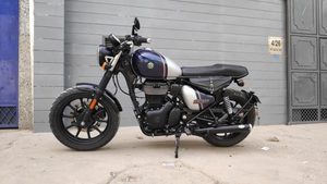 Ultima Moto Stradale <span class=keywords><strong>Royal</strong></span> <span class=keywords><strong>Enfield</strong></span> Meteor <span class=keywords><strong>350</strong></span> 2027, 100-500cc, Origine India, con Garanzia, Velocità Massima >120km/h - Product Image 3