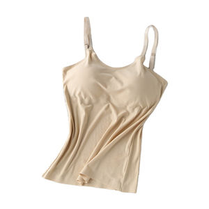 Nouveauté : Débardeur sans manches personnalisé pour femme, motif uni, sport, fitness, service OEM ODM, hauts courts - Product Image 3