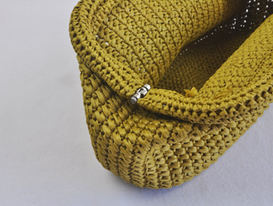 กระเป๋าคลัทช์ใยปาล์มขนาดกลางสำหรับฤดูร้อนกระเป๋าคลัทช์ชายหาดแบบด้านและเงากระเป๋าถัก - Product Image 2