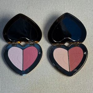 Blush On Grosir Label Pribadi untuk Riasan, Perona Pipi Kecantikan, Bubuk Berpigmen Tinggi 2 in 1 Palet Blush Highlighter untuk Wanita - Product Image 1