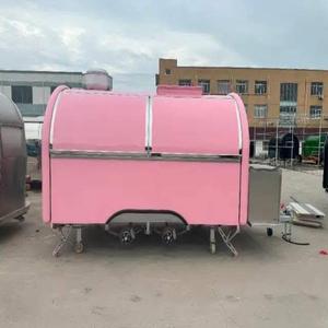 Quiosco de comida al aire libre asequible Taco Catering Pizza Truck Hotdog Cart Café cerrado Remolque de comida móvil Cocina móvil - Product Image 1