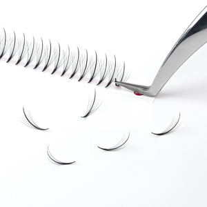 Bandejas de pestañas de mega volumen veganas coreanas, extensiones de pestañas prefabricadas de tallo corto, fabricación al por mayor, entrega rápida de fábrica - Product Image 3
