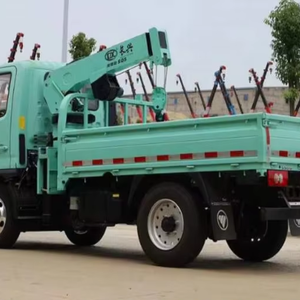 Grue de chantier montée sur camion, d'occasion, à essence/essence, automatique, 3,2 T, bras droit, Euro V, moteur 4,1-6L, pour matériaux de construction - Product Image 3