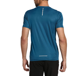 เสื้อยืดคอกลมสำหรับผู้ชายเสื้อโปโลผ้าแห้งเร็วแบบเรียบสำหรับนักธุรกิจผ้าคอตตอน100% ออกแบบโลโก้ได้ตามต้องการ - Product Image 4