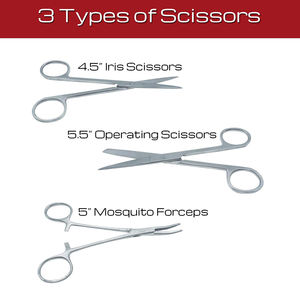 MEDIHEAL SURGICAL CORPORATION Kits chirurgicaux personnalisés de 12 pièces, manche de scalpel, pinces, outils, ensembles, étui en cuir, modèle MSC-H-1013 - Product Image 4