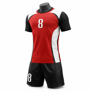 Uniformes de Voleibol en Stock a Precio de Fábrica, Diseño Personalizado, Secado Rápido, Transpirable, Kit de Equipo de Poliéster - Product Image 5