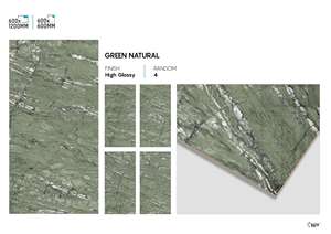 Carreaux de porcelaine de haute qualité à finition brillante 600x1200mm, surface polie, carreaux de sol pour un design contemporain - Product Image 4