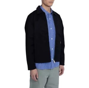 Chaqueta de trabajo de lona de peso pesado personalizada para hombres Estilo vintage de alta calidad con chaqueta bordada para hombres - Product Image 6